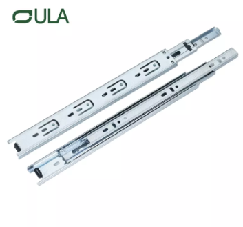 35mm Telescopic Ball Bearing Zinc Finish Drawer Slide Boule télescopique de 35 mm Roueur de zinc finition du tiroir