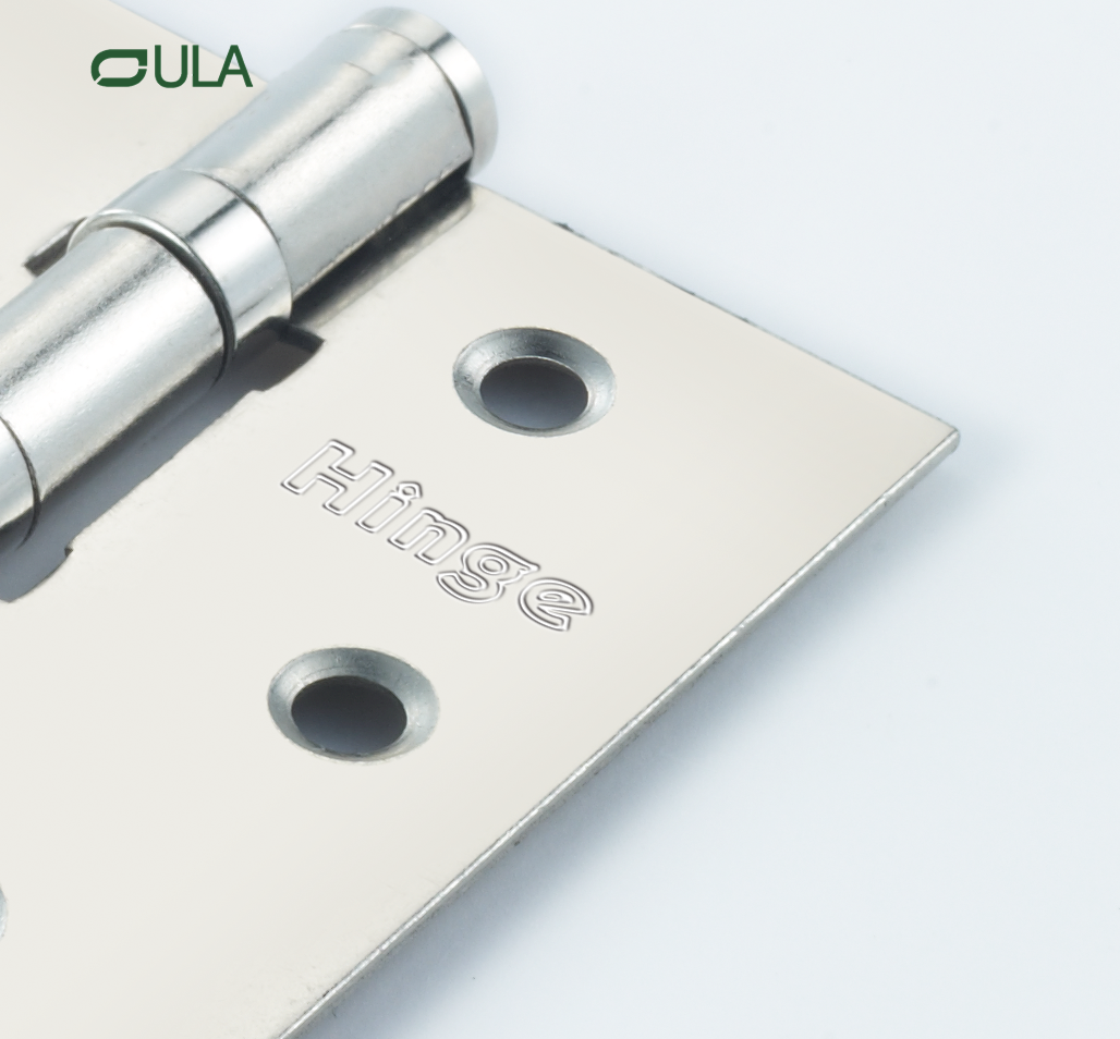 Logo logo de haute qualité en fer brosse en acier plat de porte plate à poule à balle roulement meuble pivot porte charnière fenêtre hôtel utilisation moderne