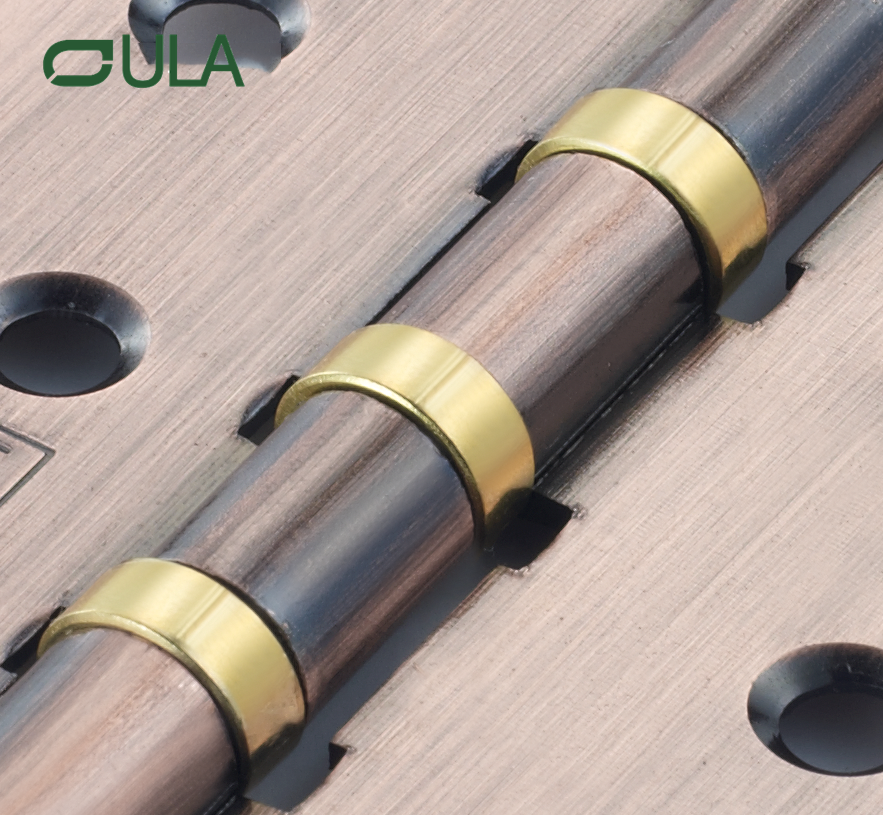 Fer à charnière de la tête de la couronne de 4 pouces de 4 pouces personnalisée fer à charnière pour la fenêtre de porte et l'armoire Design moderne pour une utilisation à l'hôtel