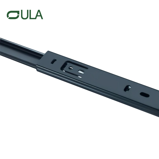 27 mm 2 fois glissade de tiroir à canal télescopique mince