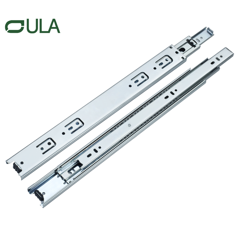 Vente chaude de haute qualité 45 mm Extension complète 3 fois 3 fois la diapositive de tiroir à canal télescopique sur mesure