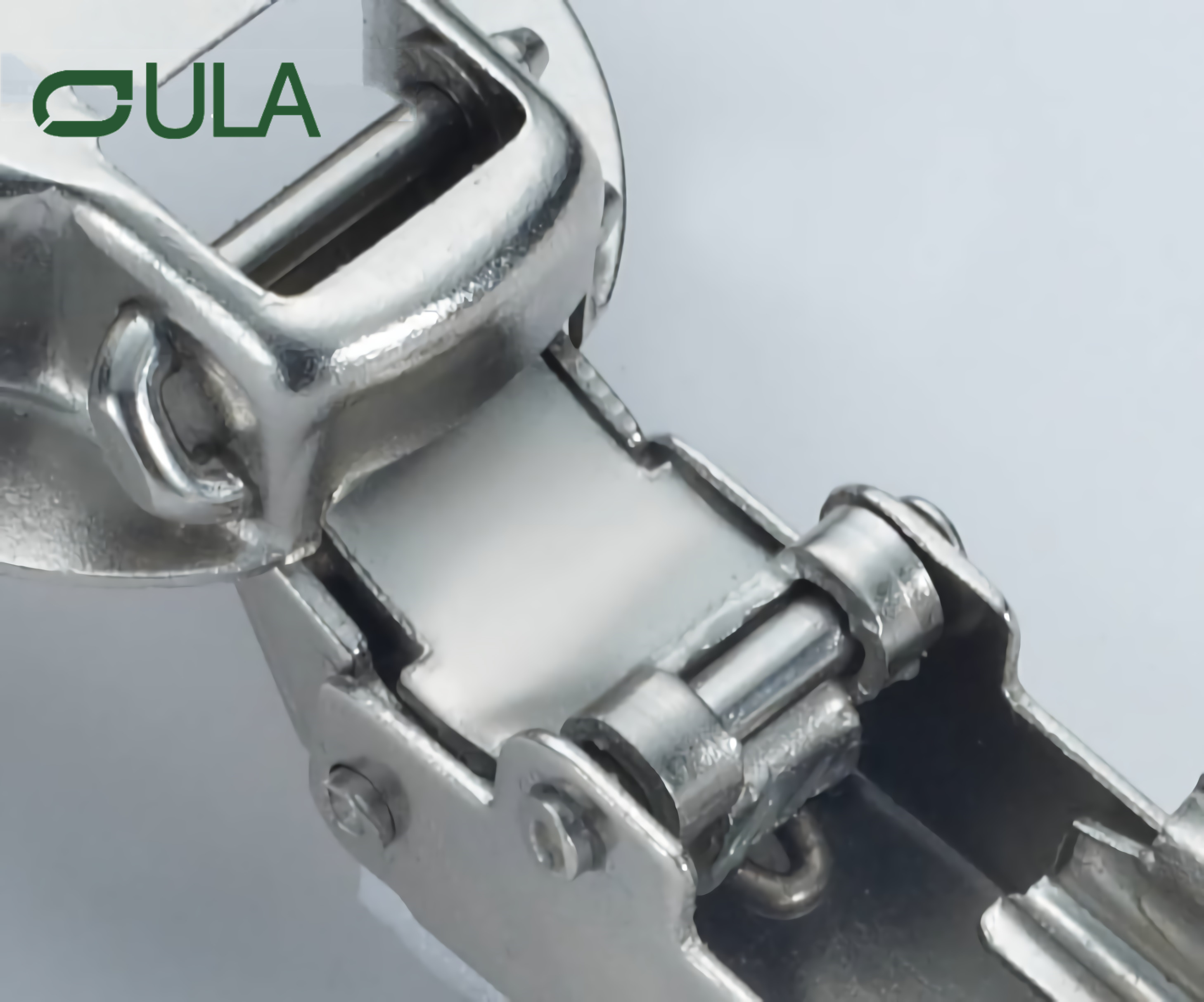 58g charnière à une épingle à sens unique 2 broches non hydrauliques à glissière en acier charnière pour la porte de la porte de la cuisine.