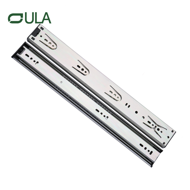 Les raccords de meubles dessinent des glissades de glissement de tiroir à roulement à billes lourdes de 50 mm pour le matériel de tiroir