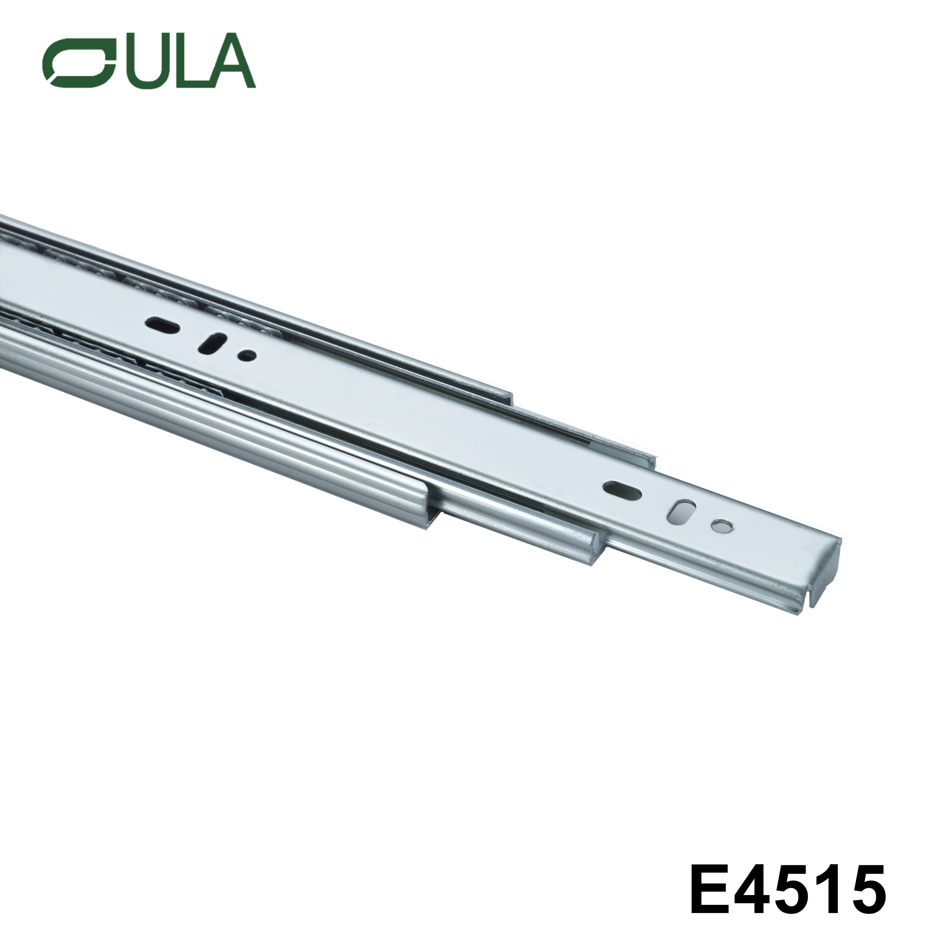 3 tiroir finis de zinc pliant glissade de mobilier de meubles raccords de tiroir sous le mont Triple Extension Tize de tiroir en gros