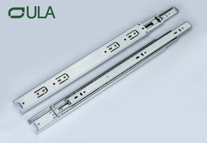 45 mm Épaisseur standard Tiroir du roulement à billes de 40 kgs Triple d'extension Triple Treat Rail de glissière