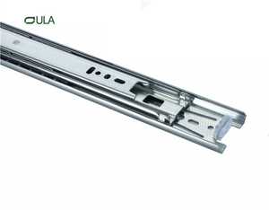 Meilleur prix personnalisé 45 mm en zinc à pointe finition à billes Draqueur de coulée de glissière Rail de haute qualité de haute qualité de salle de bain en fer moderne Utilisation du salon