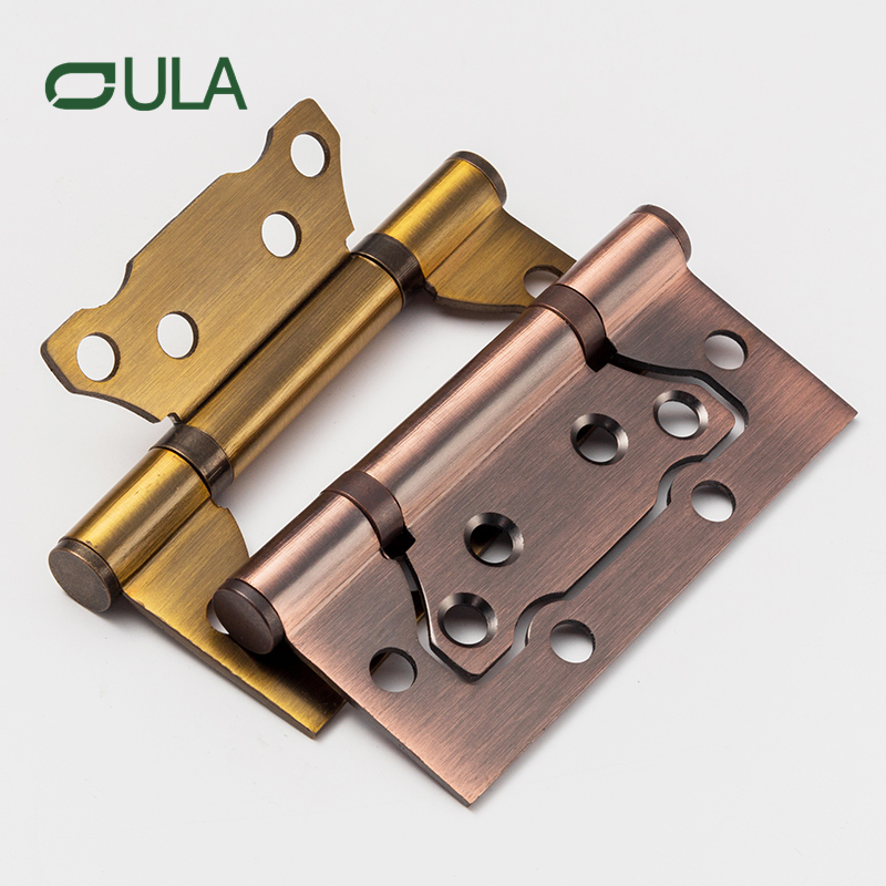 Charnière affleurante 2BB personnalisée et charnière de porte 4BB pour porte en bois, conception moderne en fer