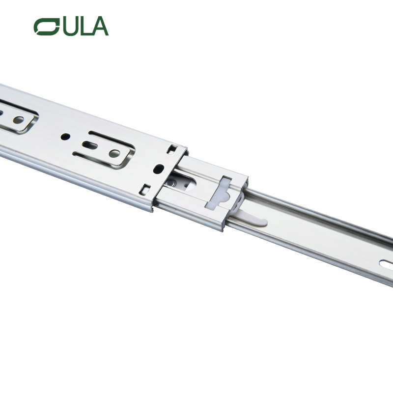 Rails de glissière en acier inoxydable noir de haute qualité et tiroir en fer