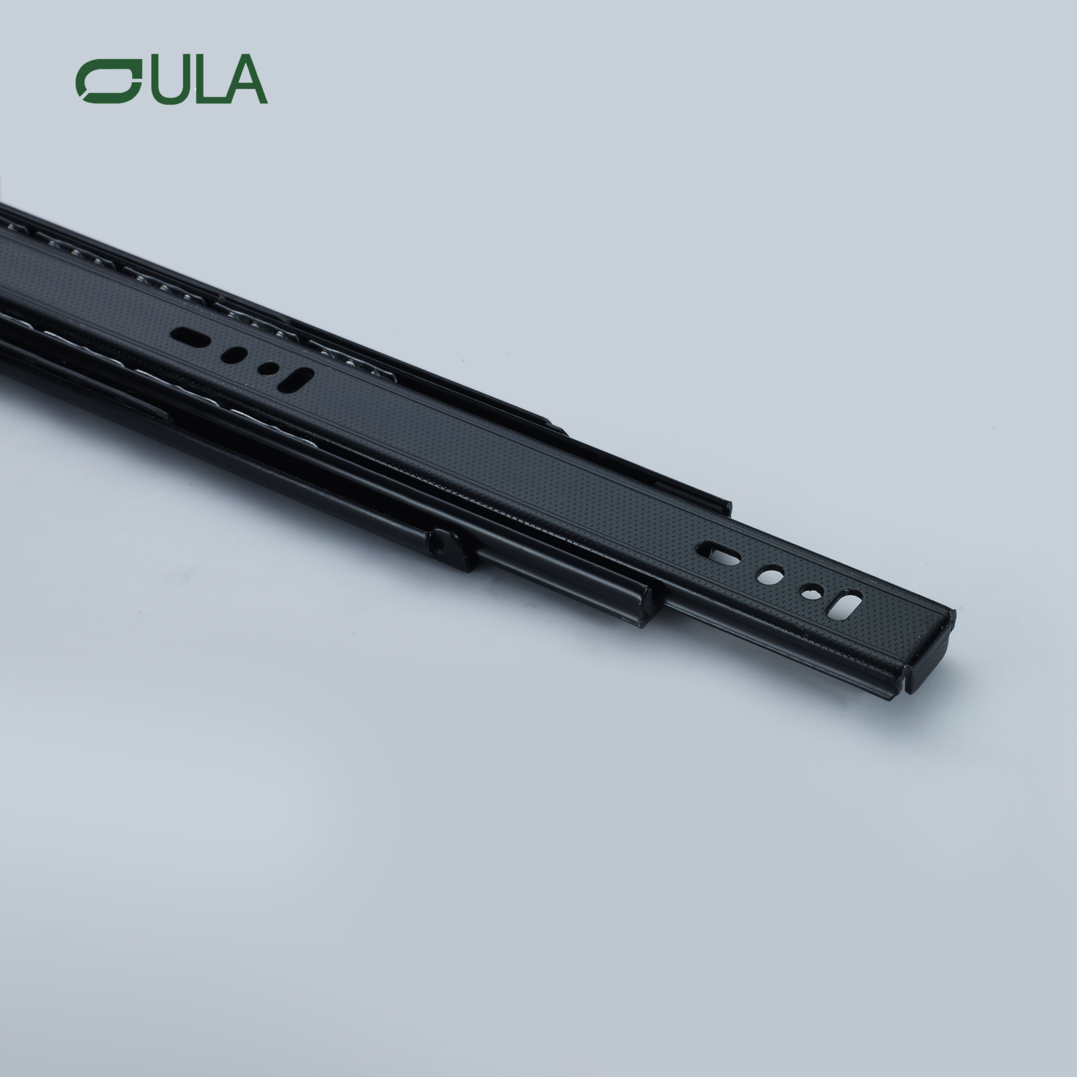 Good Prix de haute qualité Triple extension Tiroir de finition en pointillés noirs SLDIE 45 mm Rails de tiroir dissimulé Slide 40 kg Chargement