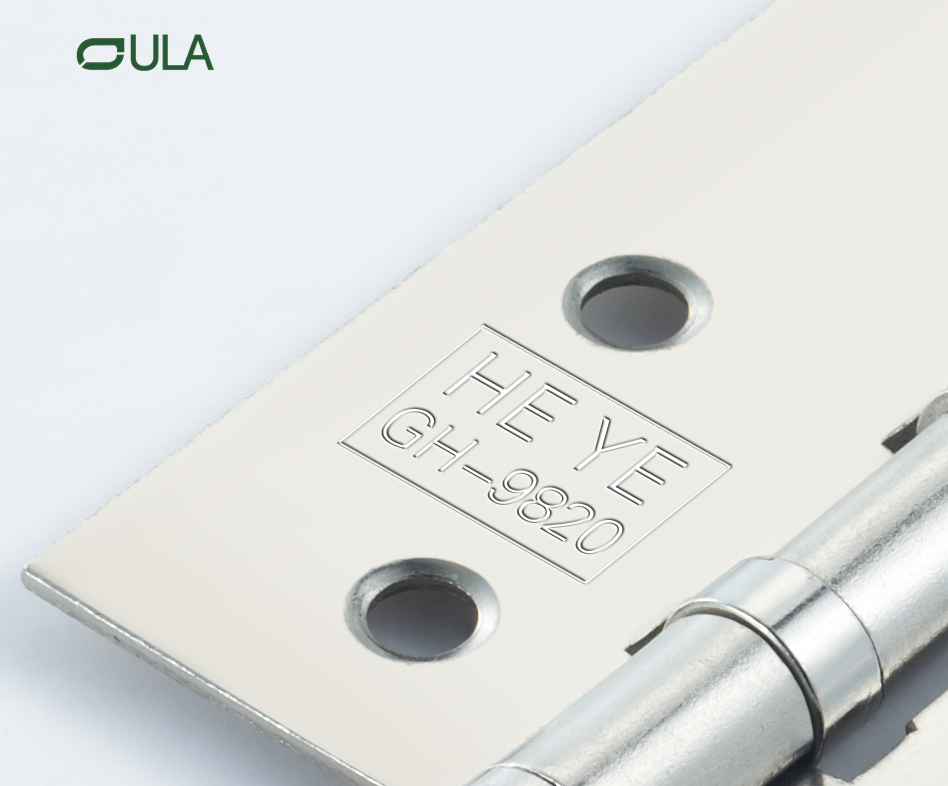 Logo logo de haute qualité en fer brosse en acier plat de porte plate à poule à balle roulement meuble pivot porte charnière fenêtre hôtel utilisation moderne