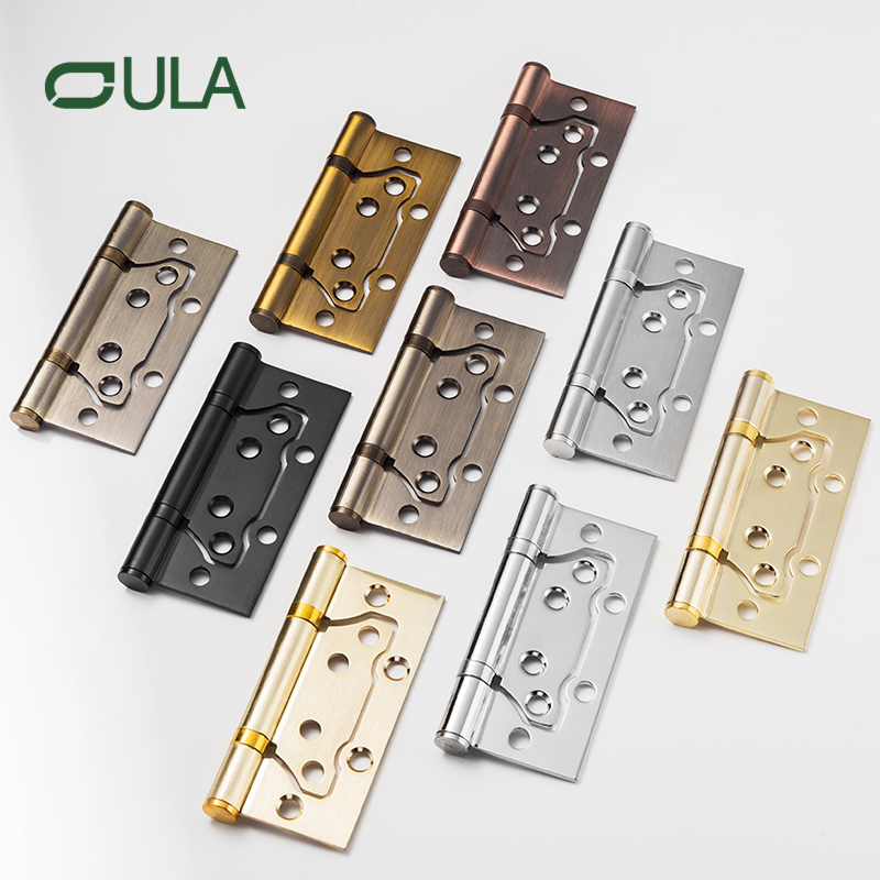 Charnière affleurante 2BB personnalisée et charnière de porte 4BB pour porte en bois, conception moderne en fer