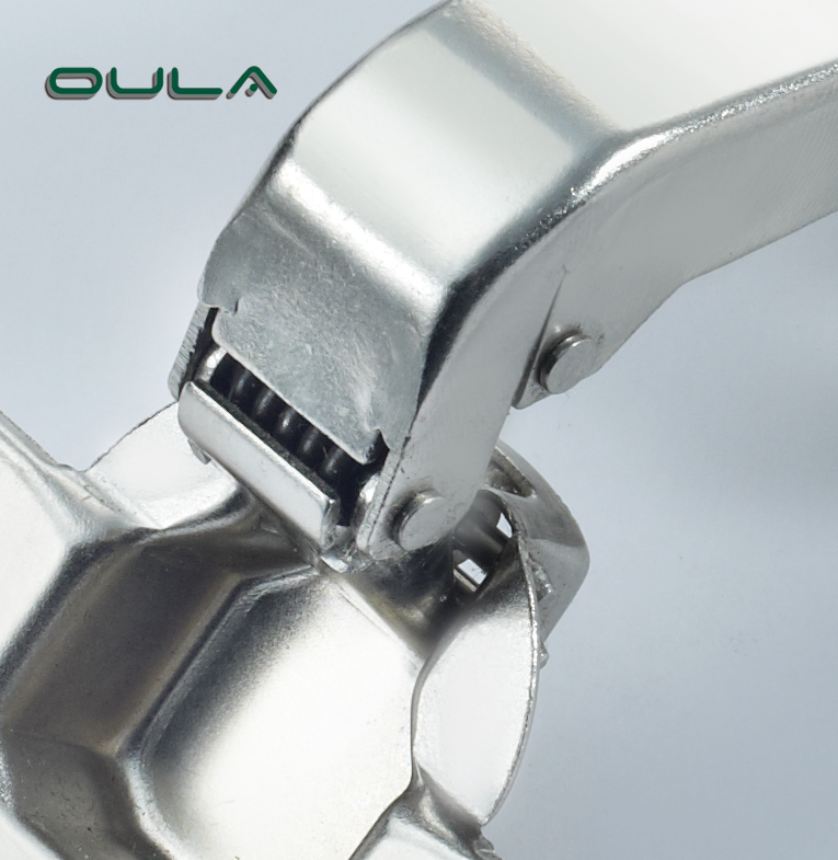 Chaînes de meubles 90 degrés d'angle d'angle de fer à fermer doux Clip de fer sur la charnière hydraulique spéciale pour l'armoire