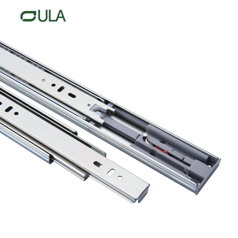 Rails de glissière en acier inoxydable noir de haute qualité et tiroir en fer