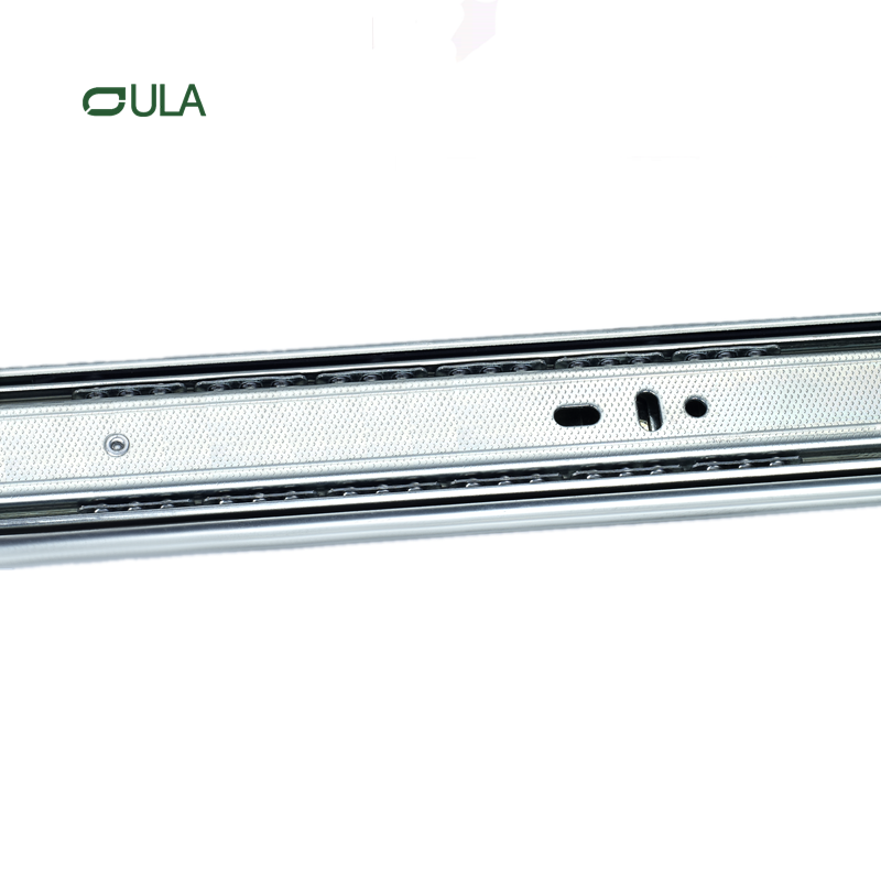 3 tiroir finis de zinc pliant glissade de mobilier de meubles raccords de tiroir sous le mont Triple Extension Tize de tiroir en gros