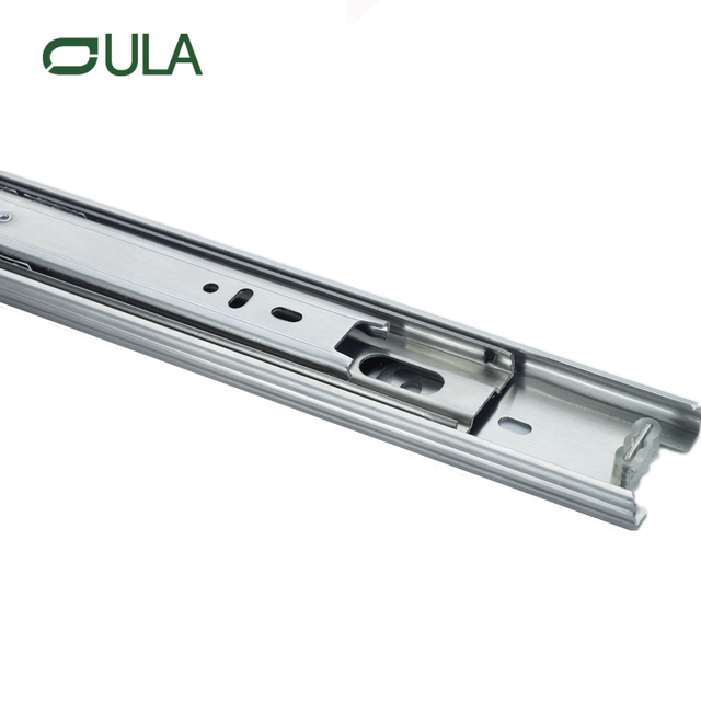 Armoire en acier inoxydable tiroir robuste canal de canal à bille à bille de baullerie de glissière meuble de meubles