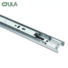 Tiroir 35 mm moderne 35 mm Runner Ball Bouard Iron en acier Rail de glissière de glissière noire Armoires de chambre à coucher