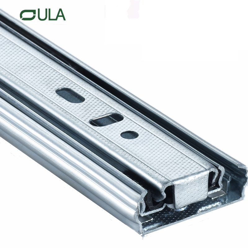 3 tiroir finis de zinc pliant glissade de mobilier de meubles raccords de tiroir sous le mont Triple Extension Tize de tiroir en gros