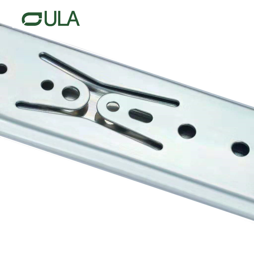 Matériel de meubles entièrement extension du tiroir lourds à glissière Rail de glissière Télescopique Times de tiroir pour le mobilier