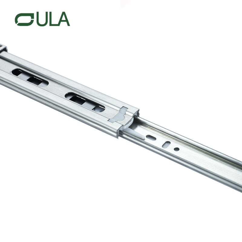 Slière de tiroir à roulement à billes en acier inoxydable en acier inoxydable 