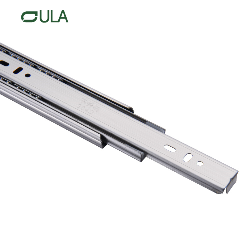 Style moderne Extension Full Extension en acier inoxydable Soft-Flosing Tides Double Spring Verrouillage glissement pour la cuisine Dining Mall Utilisation
