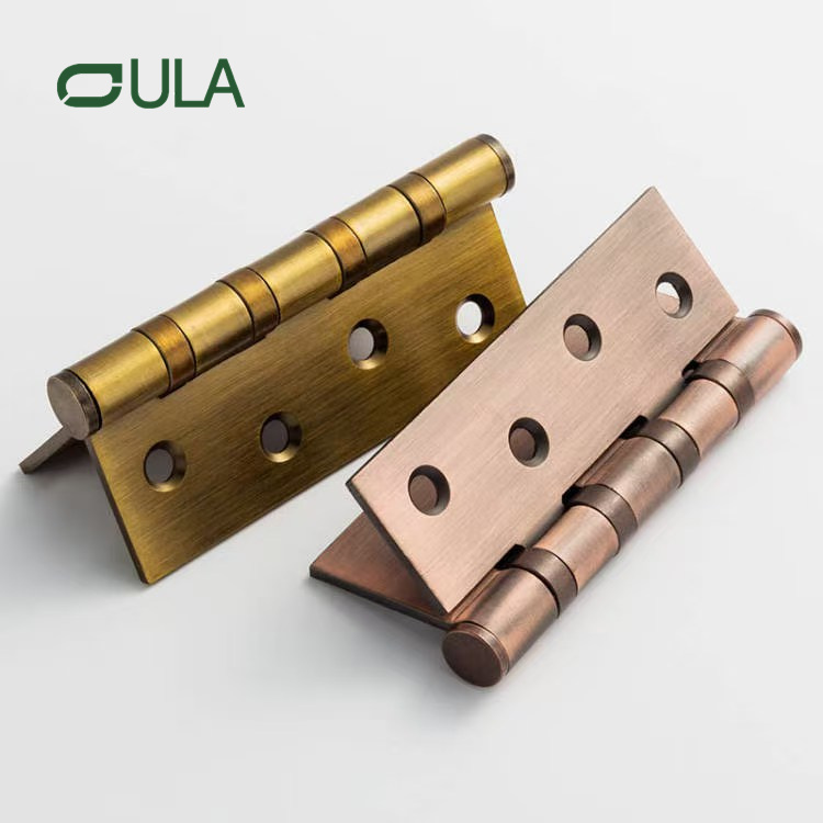  Charnière de porte à roulement à billes plat en fer robuste de 4 pouces, quincaillerie de meubles d'usine au Design moderne 