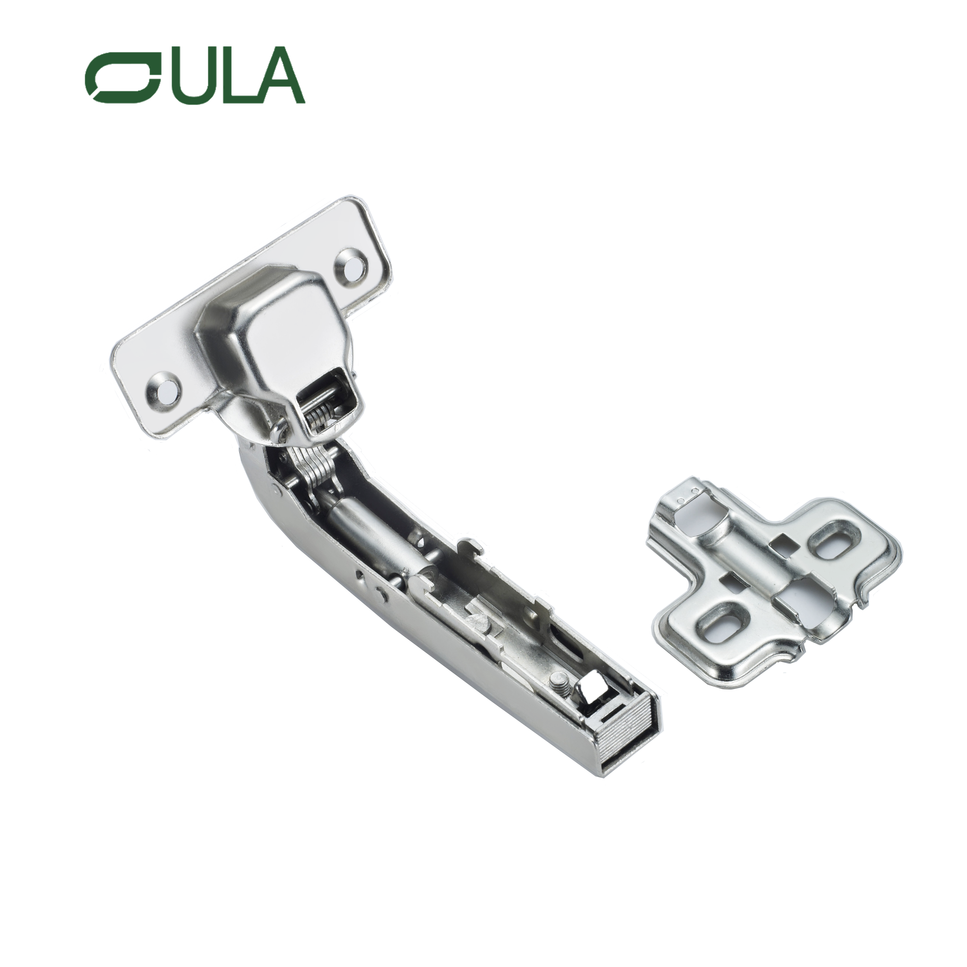 Chaînes de meubles 90 degrés d'angle d'angle de fer à fermer doux Clip de fer sur la charnière hydraulique spéciale pour l'armoire