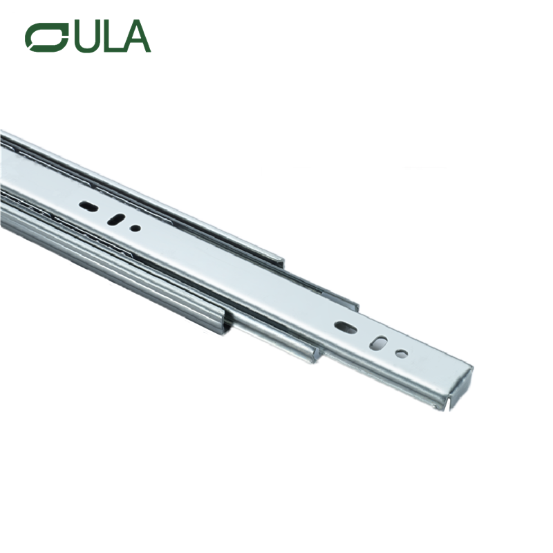 3 tiroir finis de zinc pliant glissade de mobilier de meubles raccords de tiroir sous le mont Triple Extension Tize de tiroir en gros