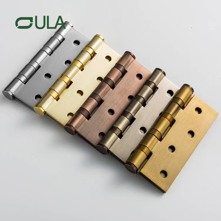  Charnière de porte à roulement à billes plat en fer robuste de 4 pouces, quincaillerie de meubles d'usine au Design moderne 