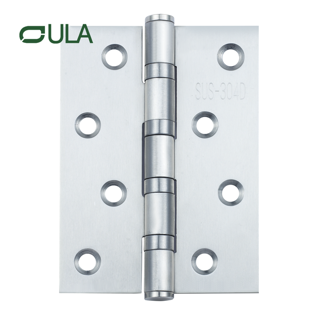 201 et 304 Grande de porte plate en acier inoxydable avec roulement à billes Design moderne pour la porte Wodden