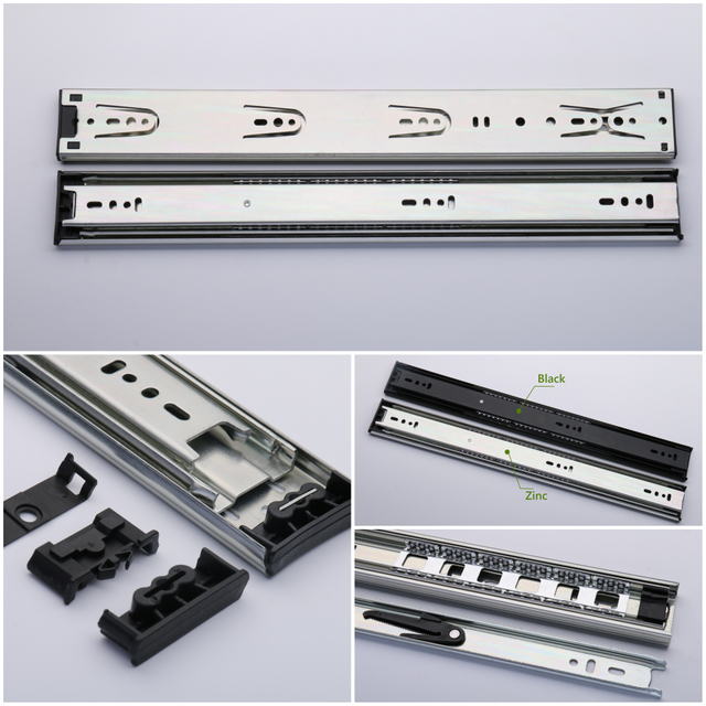 Factory High Quality Custom 50 mm Triple Extension Tize de tiroir robuste