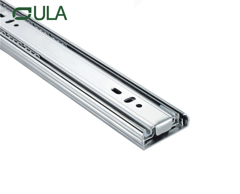 Slière de tiroir à roulement à billes en acier inoxydable en acier inoxydable 