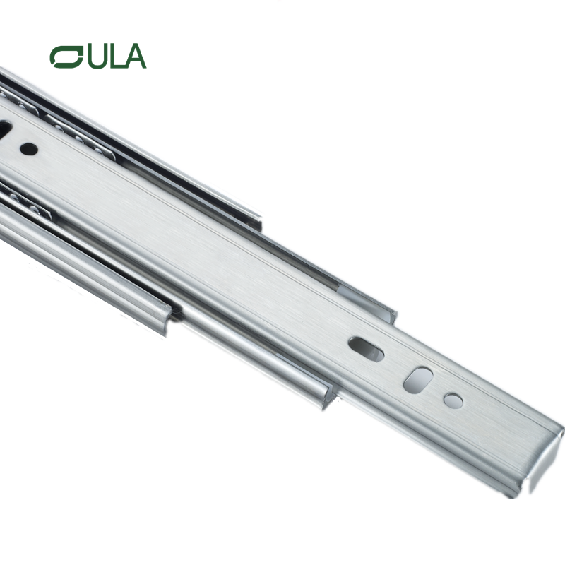 3 fois extension complète Télescopique Téléphone Dusignoir en acier inoxydable coulissant les diapositives du tiroir de l'armoire de cuisine moderne