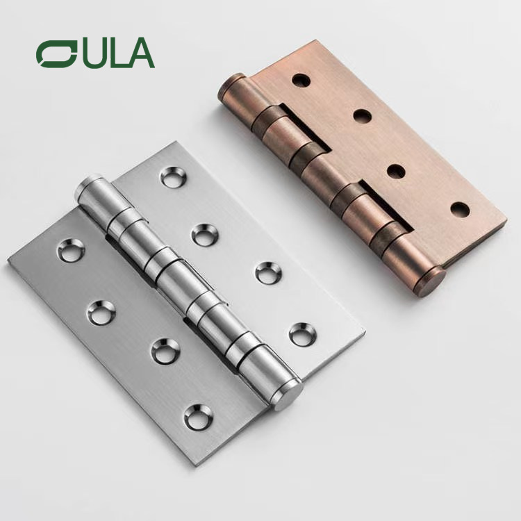 Charnière de porte à roulement à billes plat en fer robuste de 4 pouces, quincaillerie de meubles d'usine au Design moderne 