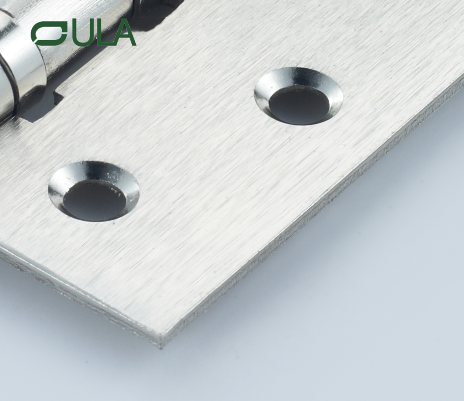 Porte de porte à billes en fer moderne du fabricant Hinge de porte de porte de 2,2 mm d'épaisseur avec finition électroplasante pour les fenêtres des hôtels