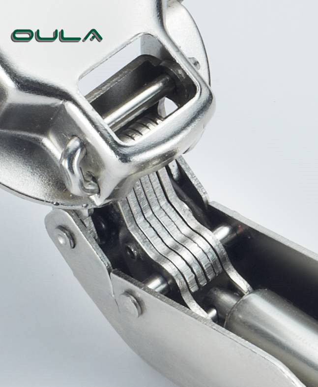 Le fabricant OEM du fabricant de haute qualité de haute qualité en forme de fer matriale en fer sur la charnière de l'armoire hdraulique 