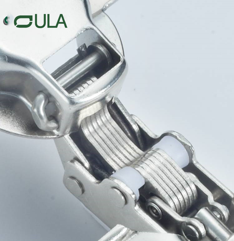 35 mm de meubles en fer hydrauliques dissimulés à la charnière à 4 trous de randonnée complète sur place sur la tasse de glissière portes de cuisine