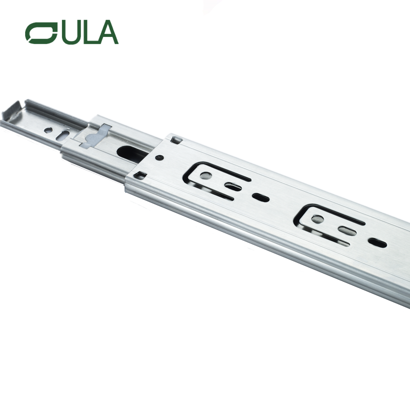 Slière de tiroir à roulement à billes en acier inoxydable en acier inoxydable 